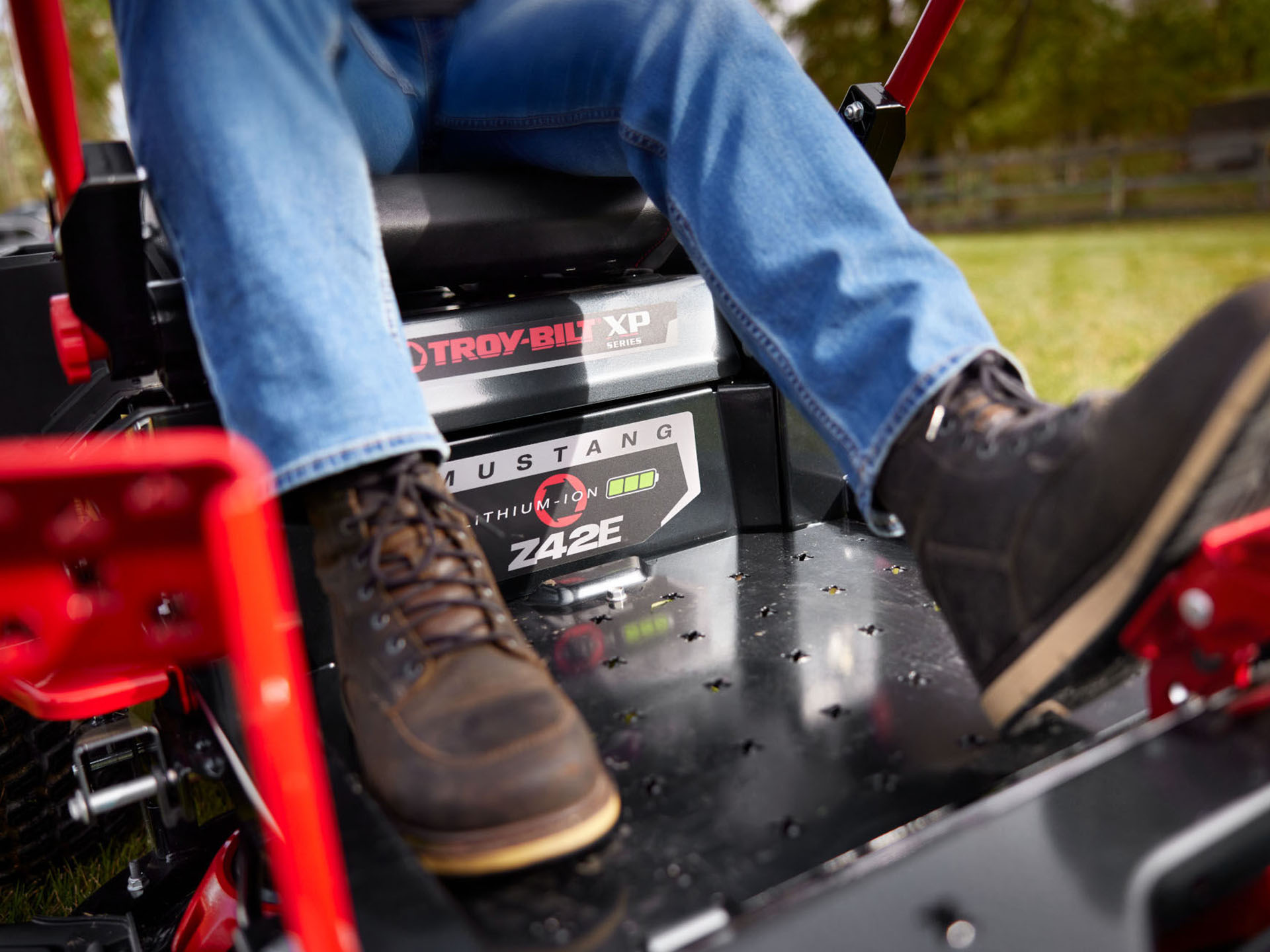 New 2024 TROY-Bilt Mustang Z42E XP 42 in. Lithium Ion 56V